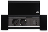 Inbouw Stekkerdoos Power Frame Bachmann 2x 230V + 1x USB C en 1x USB A