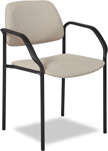 Stoel Timor rug en zitting gestoffeerd met armleggers