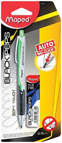 Maped vulpotlood Auto 0,5 mm + vulling op blister-3
