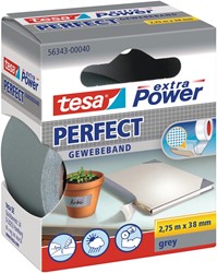 Tesa extra Power Perfect, ft 38 mm x 2,75 m, grijs
