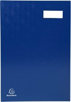 Exacompta handtekenmap voor ft 24 x 35 cm, uit karton overdekt met pvc, 20 indelingen, blauw-2