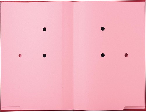 Exacompta handtekenmap voor ft 24 x 35 cm, uit karton overdekt met pvc, 20 indelingen, rood-3