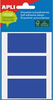 Apli gekleurde etiketten in etui blauw (2072)