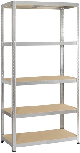 Avasco rek Strong 175, ft 176 x 90 x 45 cm, 5 legborden, gegalvaniseerd