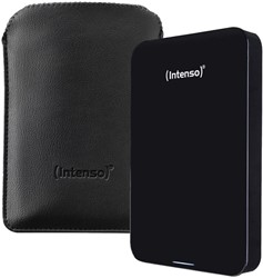 Intenso Memory Case draagbare harde schijf, 4 TB, zwart, met beschermingsetui
