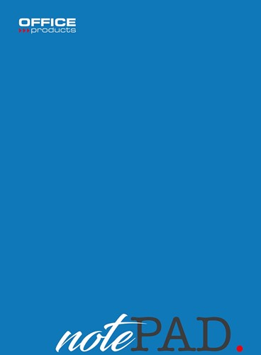 OFFICE products schrijfblok, 60 g, A4, geruit 5 mm, blok van 100 vel