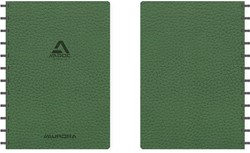 Adoc Business schrift, ft A4, 144 bladzijden, geruit 5 mm, groen