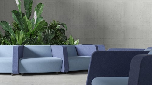 Modulaire loungebank Soft Rock configuratie 8-2