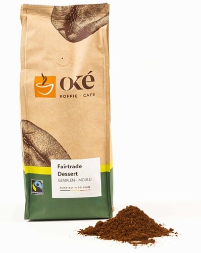 Oké koffie, gemalen, pak van 250 g, Fairtrade Dessert