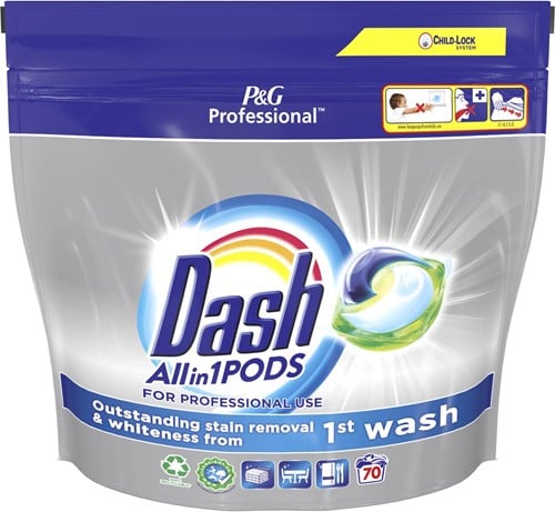 Dash Professional All-in 1 wascapsules, pak van 70 stuks