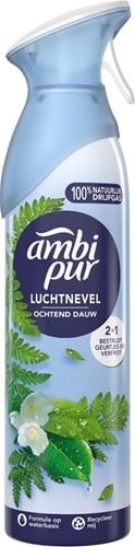 Ambi Pur luchtverfrisser ochtend dauw, spray van 185 ml