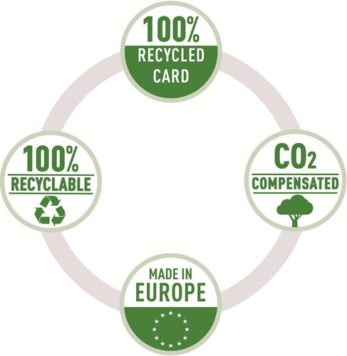 Esselte No.1 ordner, A4, rug 7,5 cm, blauw-3