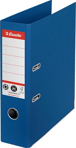 Esselte No.1 ordner, A4, rug 7,5 cm, blauw