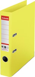 Esselte No.1 ordner, A4, rug 5 cm, geel