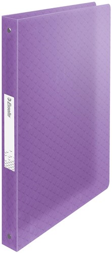 Esselte Colour'Breeze ringmap, 4 ringen, PP, ft A4, met soepele kaft, lavendel