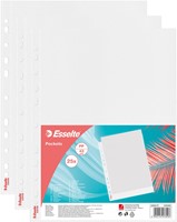 Esselte Colour'Breeze geperforeerde showtas, ft A4, 43 micron, gekorreld, pak van 25 stuks-2