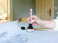 Viltstift edding 3000 rond 1.5-3mm rood-3