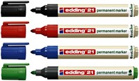 Viltstift edding 21 EcoLine rond blauw 1.5-3mm-3