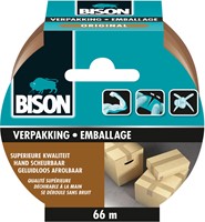 Bison verpakkingstape Original, ft 50 mm x 66 m