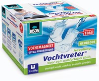 Bison navulling voor ontvochtiger Ambiance, doos van 2 tabs van 450 gram-2