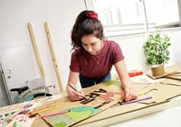 Viltstift STABILO Pen 68/040 medium neon rood-1