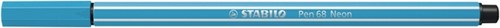 Viltstift STABILO Pen 68/031 medium neon blauw-2