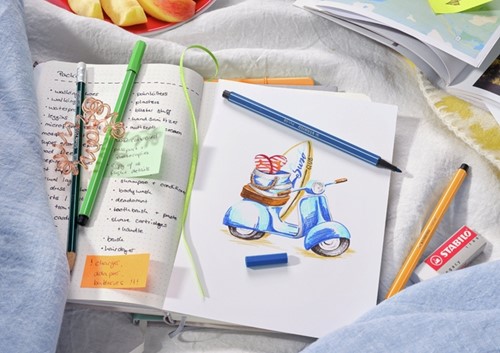 Viltstift STABILO Pen 68/30 medium vermiljoen-3