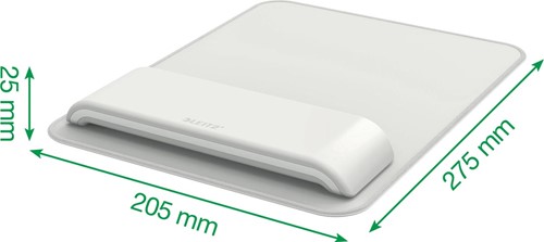 Leitz Ergo muismat met verstelbare polssteun, lichtgrijs-2