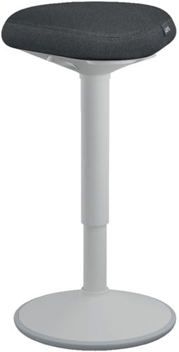 Leitz Ergo actieve Zit/Sta kruk met comfortzitting, lichtgrijs