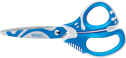 Maped schaar Zenoa fit, 13 cm, asymmetrische ogen, op blister-2