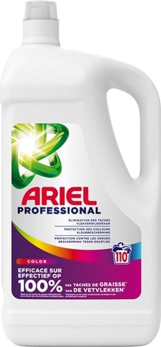 Ariel Professional Color wasmiddel, fles van 4,95 liter, 110 wasbeurten