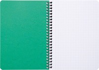 Clairefontaine FOREVER spiraalschrift, gerecycleerd, A5, 90g, 120 blz, geruit 5 mm, geassorteerd-2