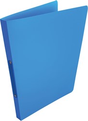 Alpha ringmap, voor ft A4, uit PP, 2 ringen van 16 mm, blauw