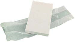 Hygiënezakjes LDPE, wit, 46 x 25 stuks