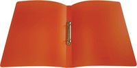 Alpha ringmap, voor ft A4, uit PP, 2 ringen van 16 mm, transparant oranje-2
