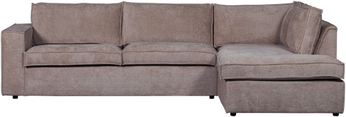 Hajo Hoekbank Rechts Chenille Taupe-2