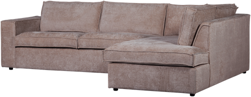 Hajo Hoekbank Rechts Chenille Taupe