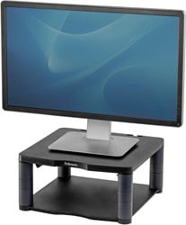 Fellowes beeldschermhouder in de hoogte verstelbaar (min. 64 mm tot 165 mm) met basis uit plastic