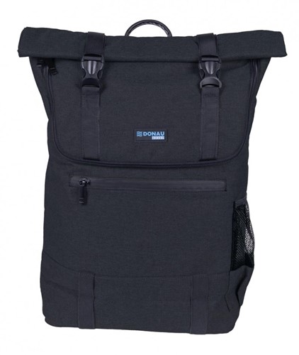 Donau Travel rugzak London, 18 l, 15,6 inch, zwart