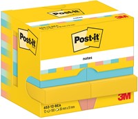 Post-It Notes Beachside, 100 vel, ft 38 x 51 mm, pak van 12 blokken