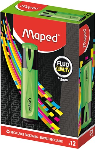 Maped markeerstift Fluo'Peps Classic groen