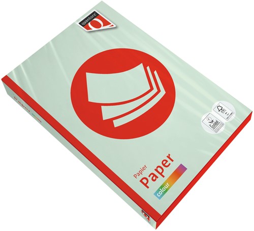 Kopieerpapier Quantore Colour A4 120gr lichtgroen 250 vel