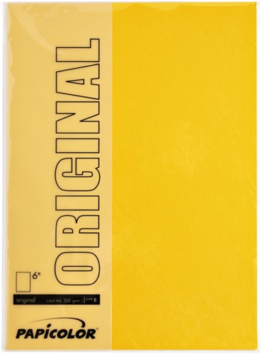 Kopieerpapier Papicolor A4 100gr 12 vel dottergeel-3