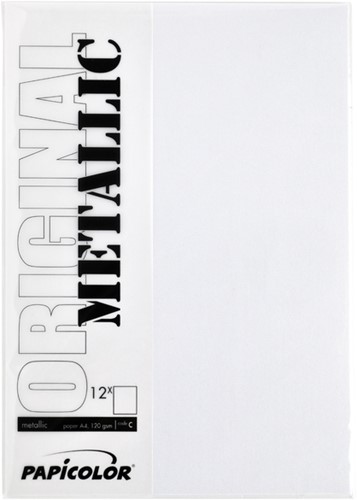 Kopieerpapier Papicolor A4 120gr 6 vel metallic parelwit-3