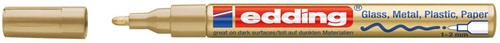 Edding glanslakmarker e-751 CR goud
