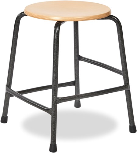 Taboeret Buru zitting van hout met CPL