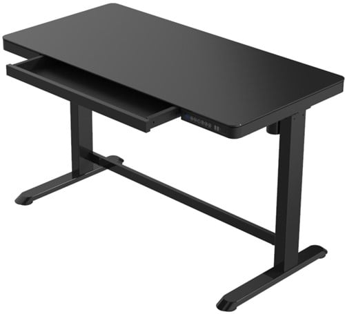 Elektrisch verstelbare zit sta werkplek zwart Euroseats
