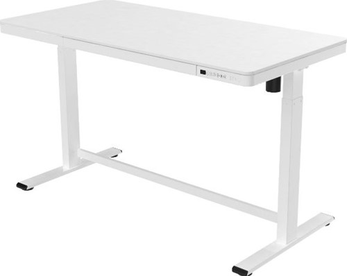 Elektrisch verstelbare thuiswerkplek wit Euroseats 140x70 cm