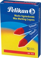 Pelikan vetkrijt 772 rood, doos van 12 stuks