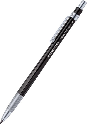 Staedtler vulpotlood Mars technico 2 mm, zwarte houder